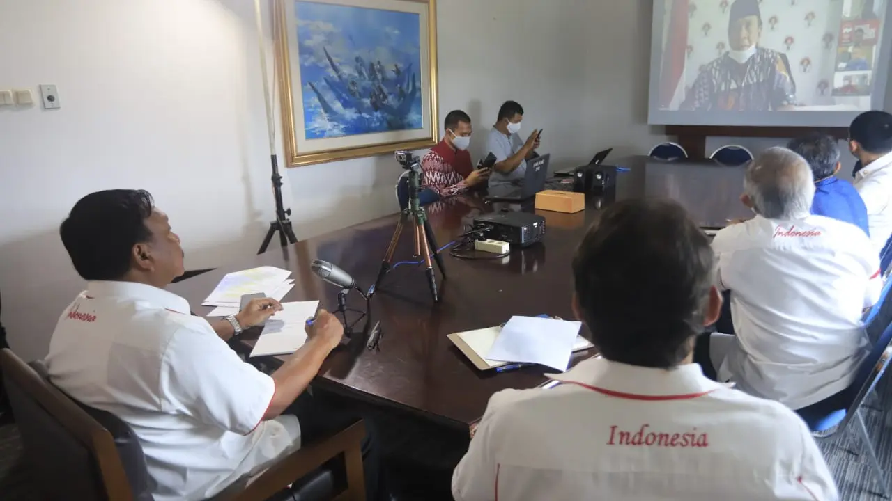 Rapat KONI Pusat dengan Menpora Zainudin Amali