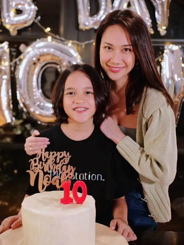 Rayakan Ultah Anak Tanpa Mendiang Ashraf, Ini 6 Momen Hangat BCL dan Noah Sinclair