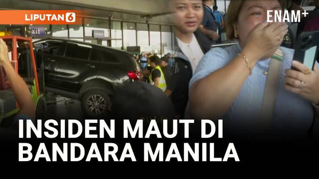 Sebuah SUV menabrak pintu masuk Bandara Internasional Ninoy Aquino, Manila, Minggu pagi. Dua orang tewas, termasuk seorang anak perempuan berusia 4 tahun.