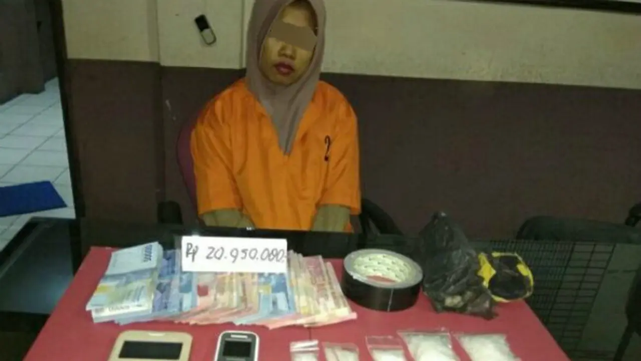 Janda Beranak 2 Pengedar Narkoba