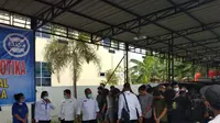 Konferensi pers di Kantor BNNP Sumut, Jalan Balai Pom, Kabupaten Deli Serdang