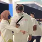 Lesti Kejora dan Rizky Billar saat berangkat ke Turki untuk babymoon, Kamis (21/10/2021). (IST)