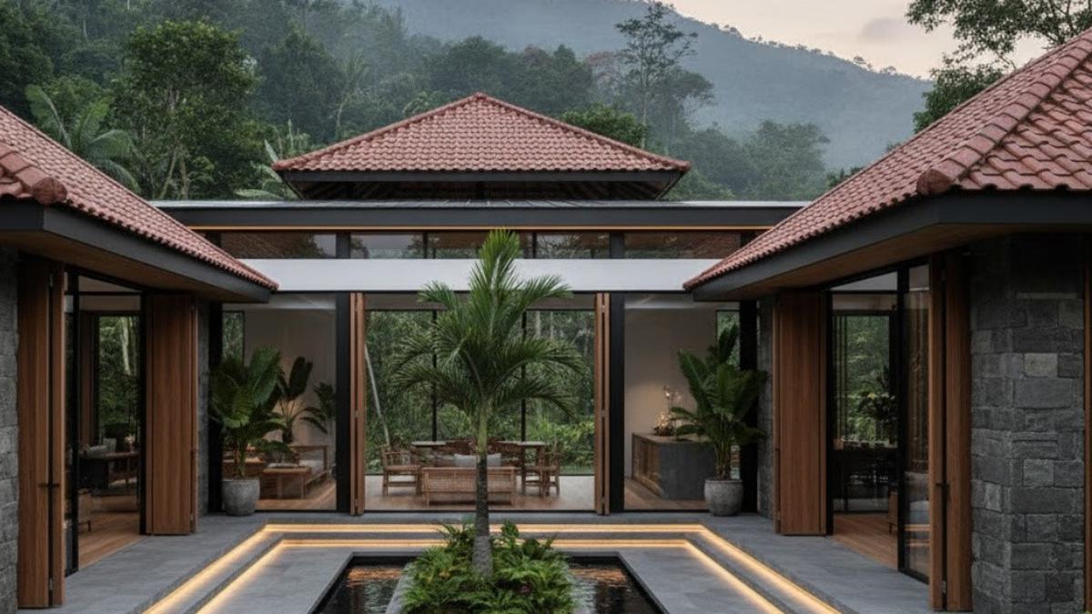 8 Inspirasi Model Rumah Tropis di Lereng Gunung, Ciptakan Hunian Nyaman dan Menenangkan