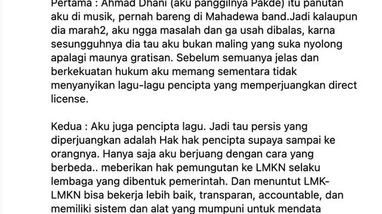 Reaksi Judika Dituding Ahmad Dhani Nyolong Lagu Dewa 19: Dia Tahu Aku Bukan Maling!