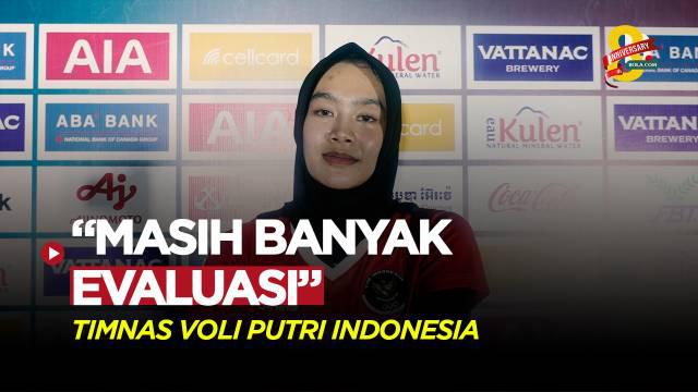 Berita Video, komentar kemenangan dan evaluasi setelah Timnas Voli Putri Indonesia kalahkan Thailand di laga perdana SEA Games 2023 pada Selasa (9/5/2023)