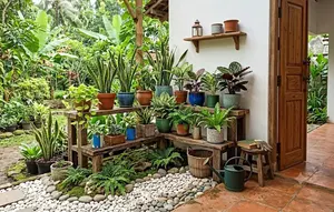 6 Inspirasi Sudut Hijau di Teras Rumah Memakai Barang Bekas yang Murah, Cantik dan Hemat Biaya