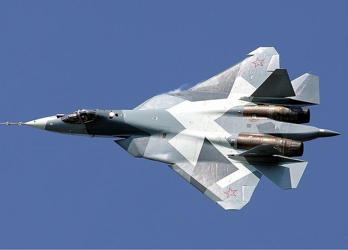 Jet tempur Rusia Sukhoi T-50