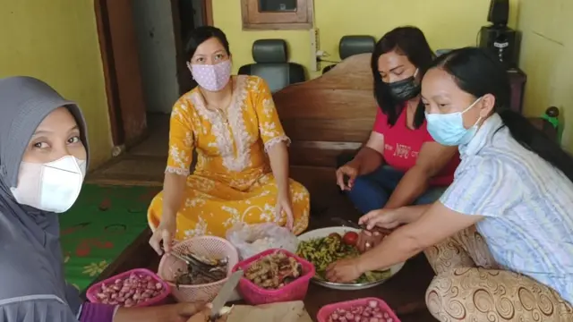 Posko Dapur Umum warga Isolasi Mandiri