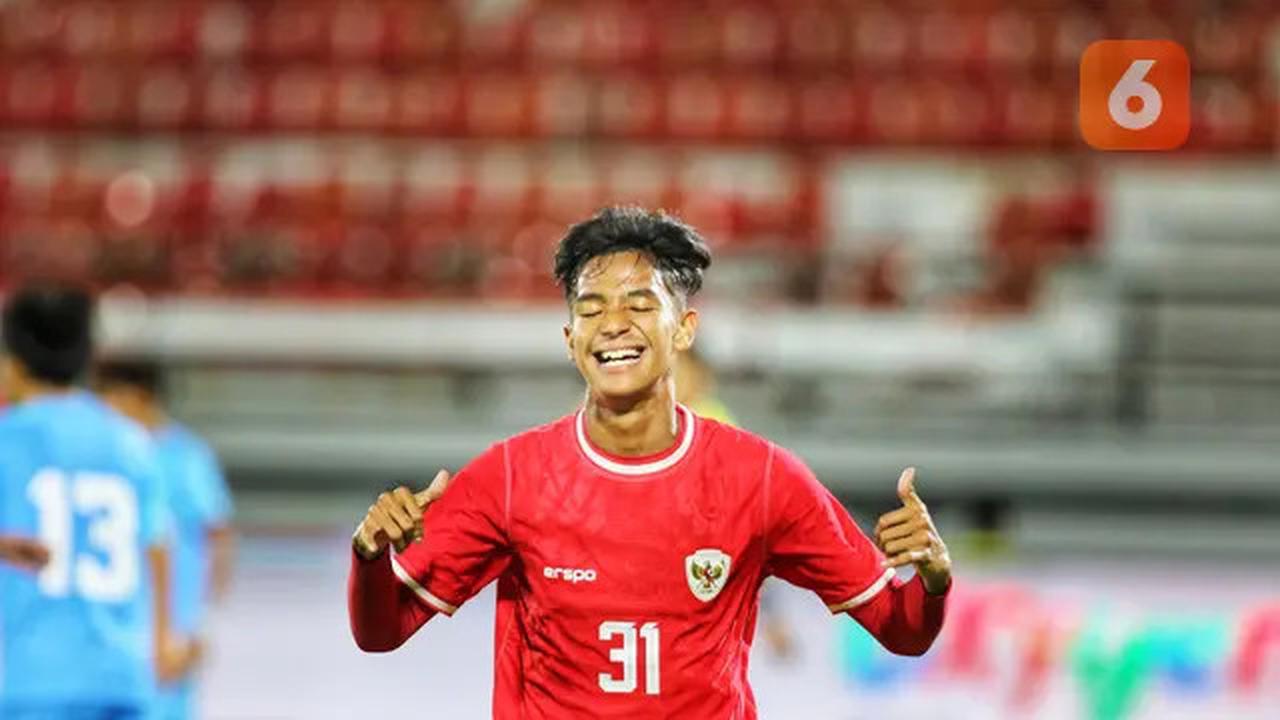 Mengenal Evandra Florasta, Pemain Timnas Muda Indonesia Pemimpin Top Skor Piala Asia U-17 2025