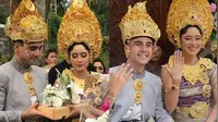 6 Potret Pernikahan Laura Theux dan Indra Brotolaras, Kental Adat Bali (Sumber: Instagram/laura_theux)