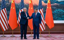 FOTO: Trump dan Xi Jinping Bahas Taiwan dan Perdagangan di Beijing