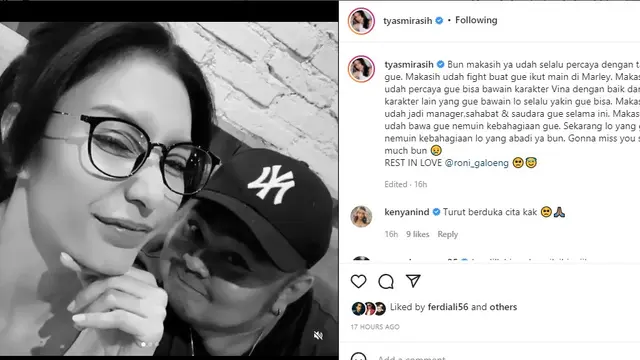 Roni Galoeng meninggal dunia (Foto: INstagram/@tyasmirasih)