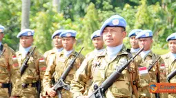 Citizen6, Cilangkap: Selain melaksanakan tugas pembangunan sarana dan prasarana, Satgas Konga XX-H/MONUSCO yang terdiri dari 175 Prajurit TNI mempunyai tugas menjaga stabilitas keamanan. (Pengirim: Badarudin Bakri)