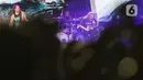 Penampilan grup band asal Amerika Suicide Silence saat tampil pada Festival musik hammersonic 2024 di Pantai Carnaval Ancol, Jakarta, Minggu (5/5/2024). (Liputan6.com/Herman Zakharia)