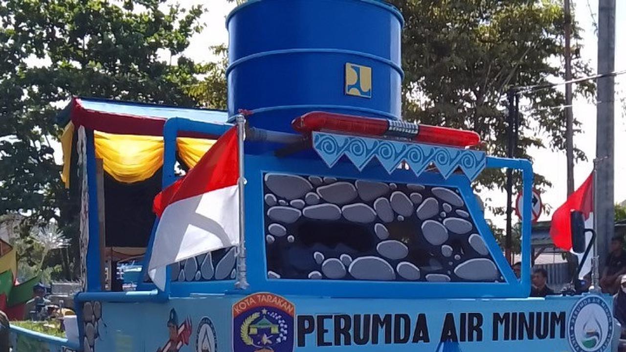 Salah satu peserta pawai budaya dalam rangkaian Iraw Tengkayu (dokumentasi 2022)