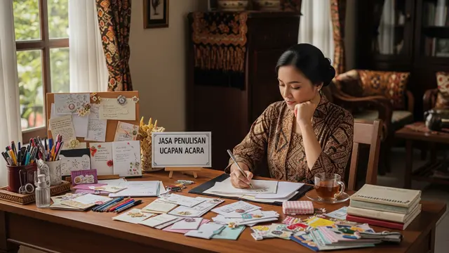 Menawarkan Jasa Menulis Ucapan Acara