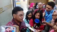 Anggota DPR RI dari Fraksi PDIP, Andreas Hugo Pareira pun dihadirkan untuk menjadi saksi untuk Siti Fadilah. (Liputan6.com/Putu Merta Surya Putra)