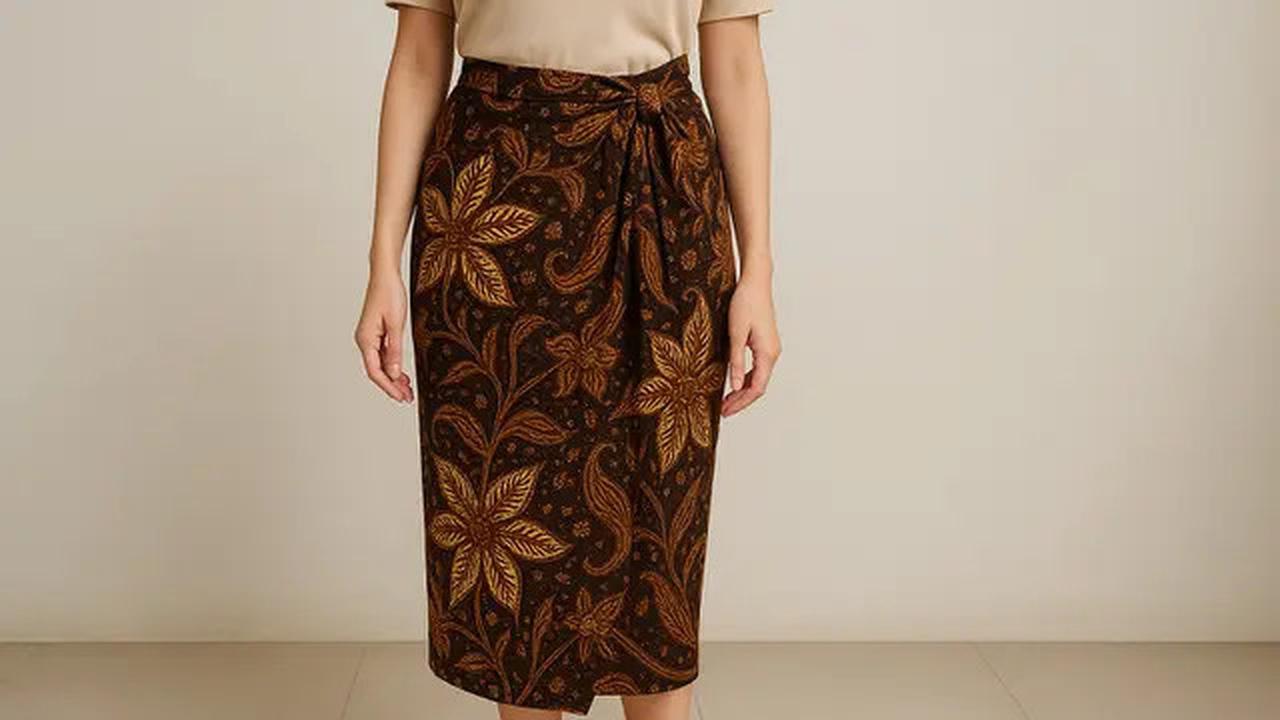 9 Model Rok Span Batik 2025 untuk Gaya Kasual, Tampil Stylish dengan Kombinasi Klasik-Modern