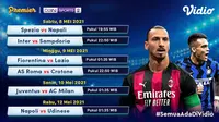 Streaming Serie A Pekan Ke-35 di Vidio. (Sumber : dok. vidio.com)