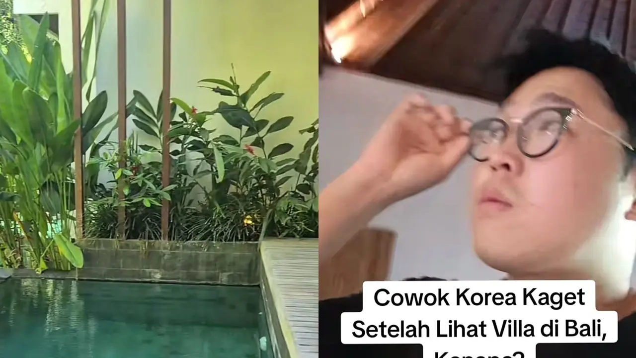 Orang Korea syok saat lihat fasilitas vila yang ada di Ubud Bali