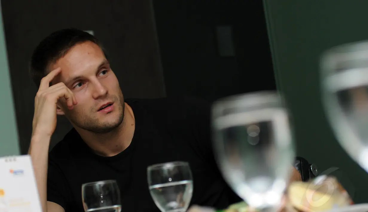 Martin Vunk saat menjawab beberapa pertanyaan tim redaksi Liputan6.com, Jakarta (10/12/2014). (Liputan6.com/Helmi Fithriansyah)