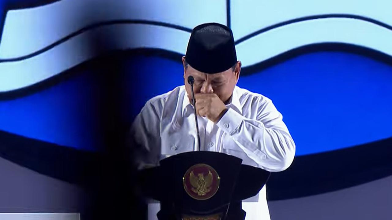 Prabowo menangis di Hari Guru 2024