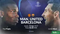 Liga Champions - Manchester United Vs Barcelona Head to Head (Bola.com/Adreanus Titus)