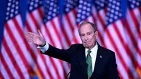 Michael Bloomberg di New York (4/3/2020). (AFP/Johannes Eisele)