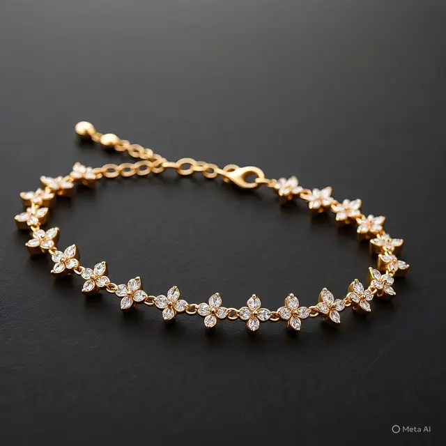 Desain Gelang Feminin dan Sedang Tren