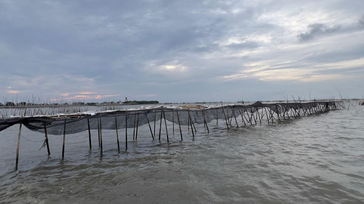 Penampakan Terkini Pagar Laut Misterius di Tangerang