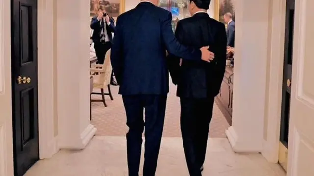 Jokowi dan Joe Biden di Gedung Putih, Selasa (14/11/2023).