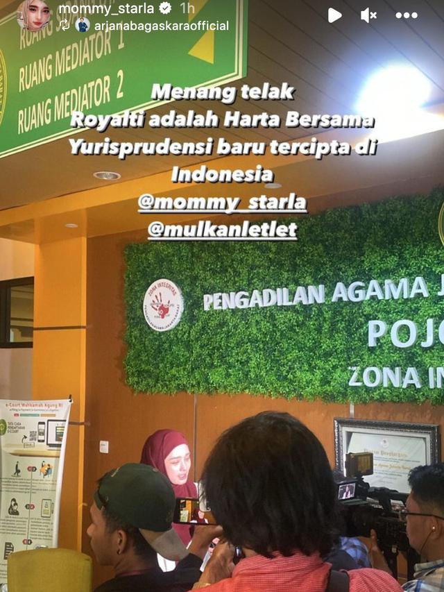 Unggahan Arjana Bagaskara kuasa hukum Inara Rusli. (Foto: Dok. Instagram @arjanabagaskaraofficial)