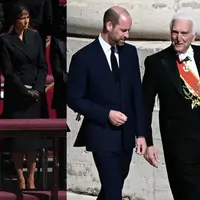Intip penampilan Pangeran William dan Donald Trump yang kenakan jas biru di pemakaman Paus Fransiskus (@royalsinfocus @melaniatrumpstyle)