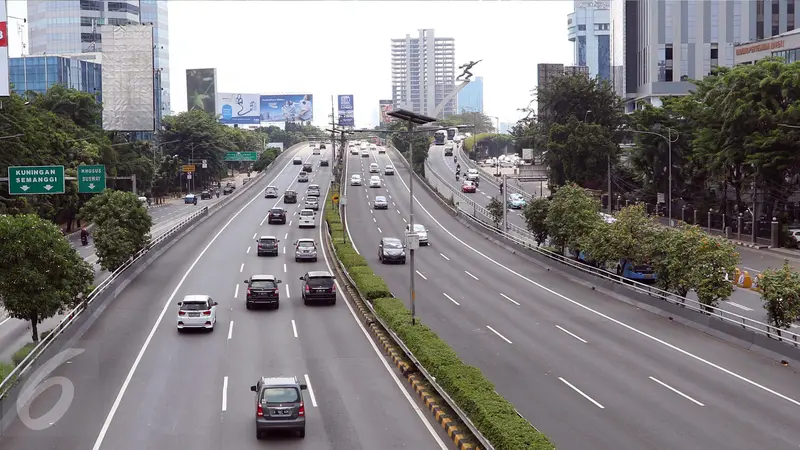 20160912-Begini Kondisi Lalu Lintas di Jakarta saat Libur Idul Adha-Jakarta