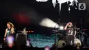 Penampilan grup band asal Amerika Suicide Silence saat tampil pada Festival musik hammersonic 2024 di Pantai Carnaval Ancol, Jakarta, Minggu (5/5/2024). (Liputan6.com/Herman Zakharia)
