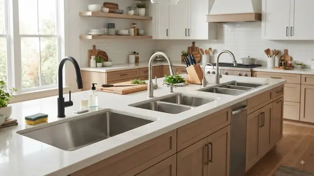 Standar Ukuran dan Tipe Sink Cuci Piring