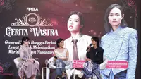 Cerita Unik Mba Tumbas dan Roman Nuansa, Kreator Konten yang Lestarikan Wastra Nusantara di Jagat Medsos: