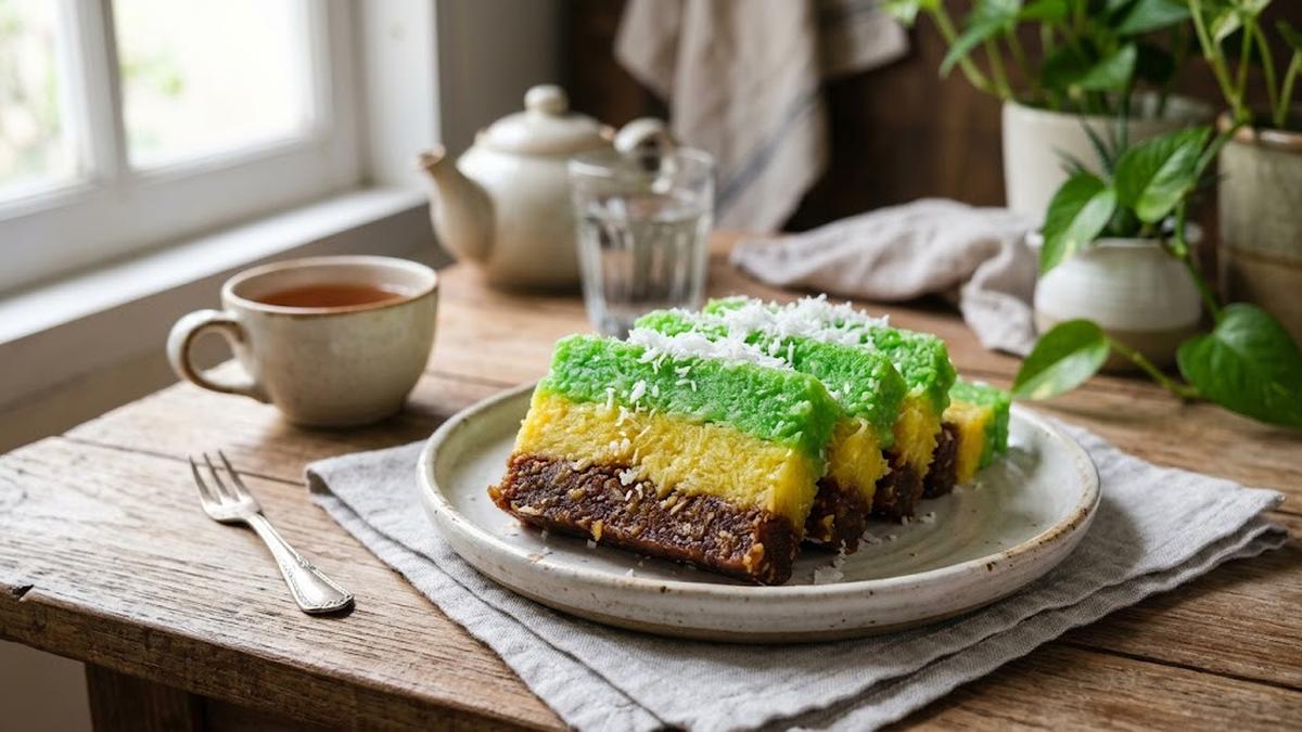 Resep Kue Lapis Singkong Tiga Warna, Mudah Dibuat dan Cantik Hasilnya - merdeka.com