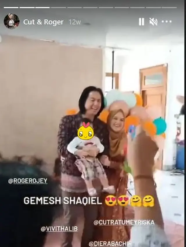 6 Gaya Pemotretan Cut Meyriska dan Roger Danuarta Bareng Anak, Kompak