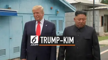 Donald Trump menjadi Presiden AS pertama yang menginjakkan kaki di Korea Utara. Trump sempat melakukan pertemuan dengan Pimpinan Korut Kim Jong-un.