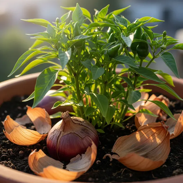 Kulit Bawang Merah untuk Tanaman Cabai (Gemini AI)