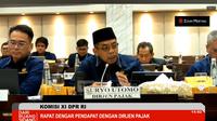 Dirjen Pajak Suryo Utomo saat&nbsp;Rapat Dengar Pendapat (RDP) dengan Komisi XI DPR RI, di Jakarta, Rabu (7/5/2025). (Foto: tangkapan layar/Tira Santia)