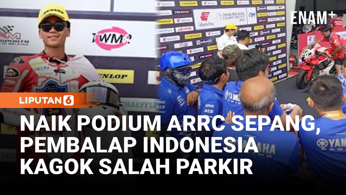 Naik Podium ARRC Sepang, Pembalap Indonesia Kagok Salah Parkir