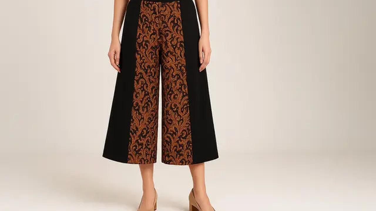 7 Model Kulot Batik Kekinian, Jadi Inspirasi Fashion Masa Kini