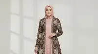 8 Model Gamis Batik Brokat Cutting A-Line yang Slimming untuk Ramadan 2026, Elegan dan Anggun