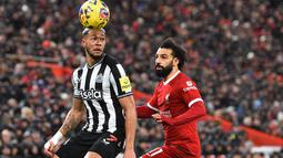 Namun, Mo Salah juga sempat gagal mencetak penalti pada babak pertama. (PETER POWELL / AFP)