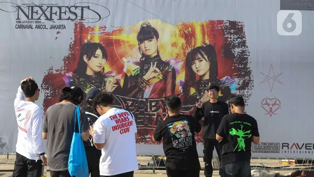 pengunjung acara nex fest 2024