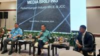Pengelola Jakarta Convention Center (JCC), PT Graha Sidang Pratama (PT GSP) menggelar Media Briefing di JCC, Senayan, Jakarta Pusat Kamis (7/11/2024) (Istimewa)