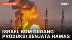 MILITER ISRAEL TUNJUKKAN VIDEO PENGHANCURAN FASILITAS SENJATA MILIK HAMAS DI JALUR GAZA