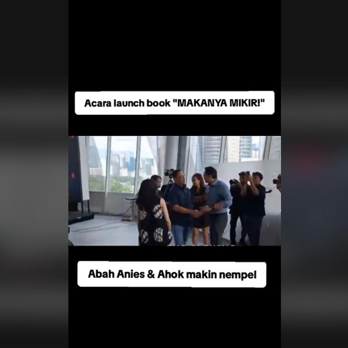 Momen Anies-Ahok Makin Lengket, Tertawa Ngakak Bareng Sambil Berpelukan